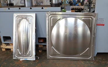 生產(chǎn)不銹鋼水箱板選用多大噸位的液壓機?